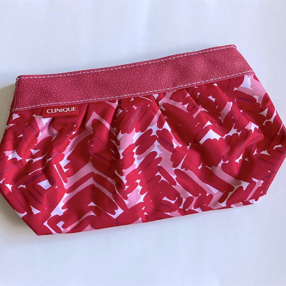 Pink Red Makeup Toiletries Travel Bag